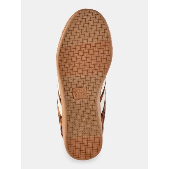 Madden NYC Women's Fold Over Sneakers, Size 9, Leopard, Flat, Round Toe, Brown - Picture 5 of 5
